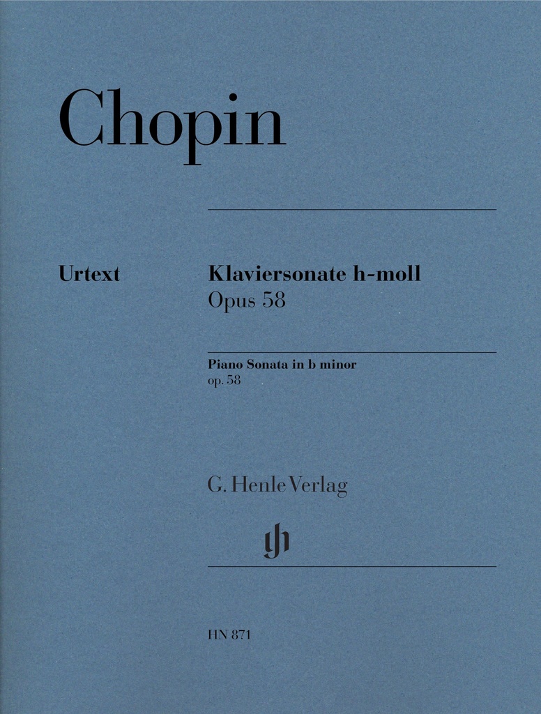 Sonata in b minor, Op.58 (Revised edition)