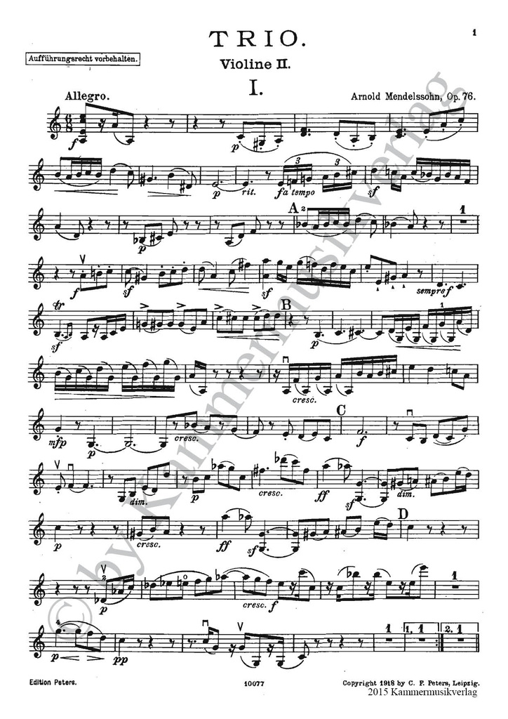 Trio, Op.76