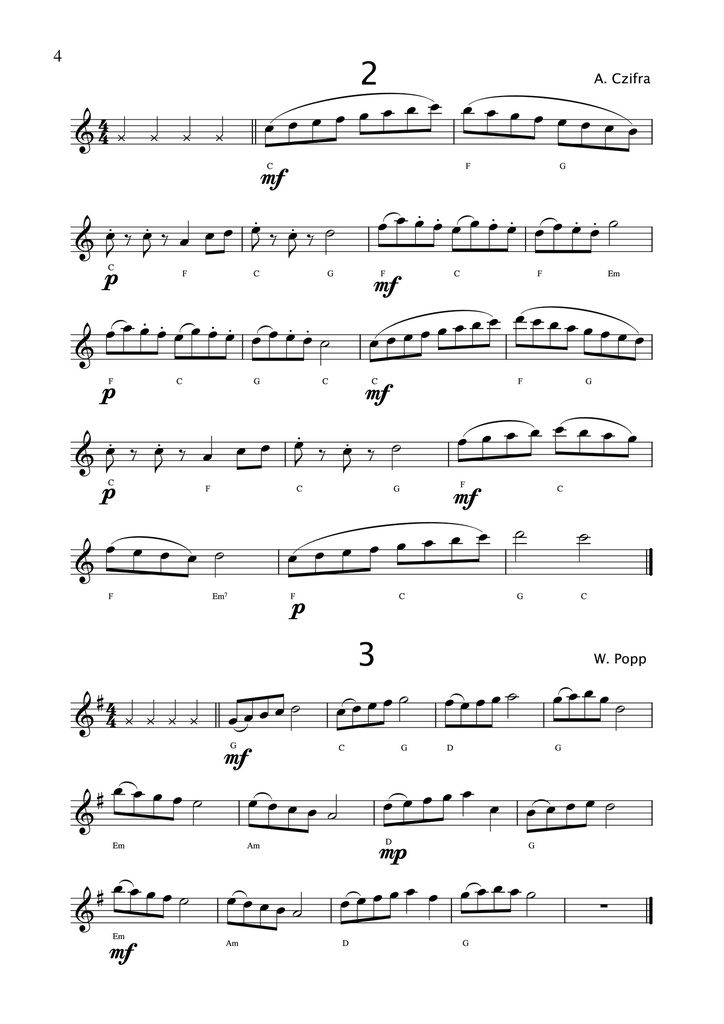 70 Etudes for Flute