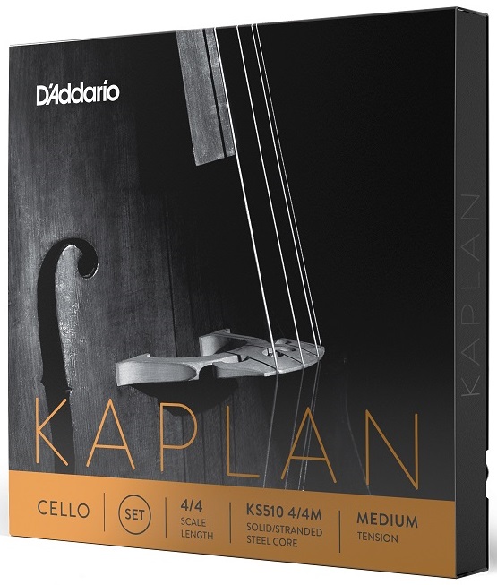 Snaren Kaplan voor Cello (Set medium tension, 4/4 scale)
