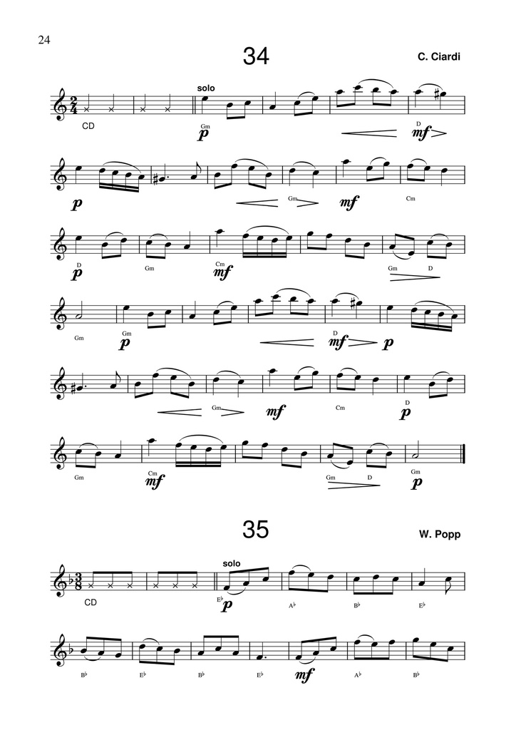 Etudes - Deel 1 (39 Etudes voor sopraan- of tenorsaxofoon)