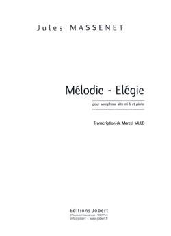 Mélodie Elégie