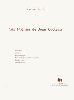 6 Poèmes de Jean Cocteau