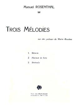 3 Mélodies (Medium voice)