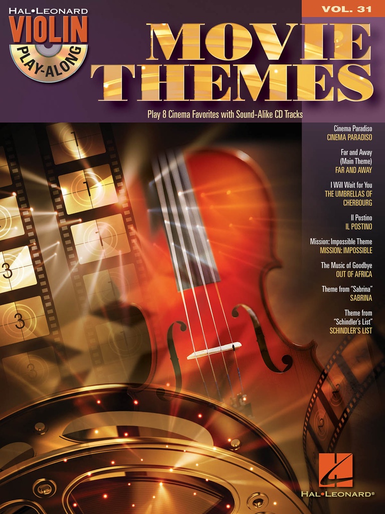 Violin Play-along - Vol.31: Movie Themes