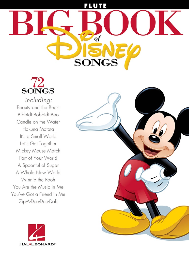 The Big Book Of Disney Songs - Flute