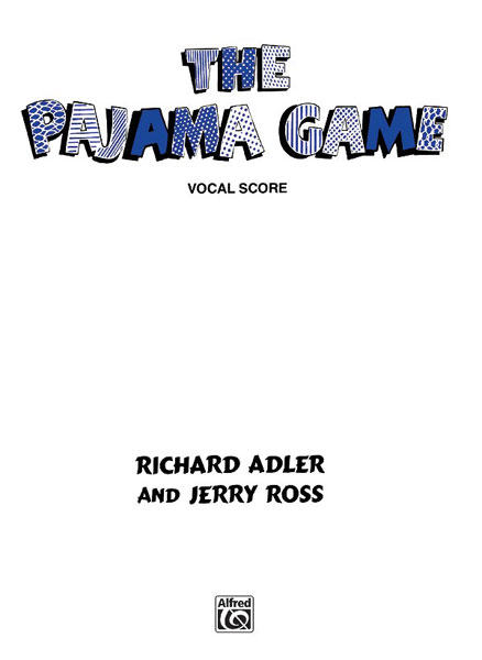 The Pajama Game (Vocal score)