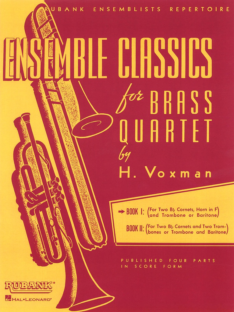 Ensemble Classics for Brass Quartet - Vol.1