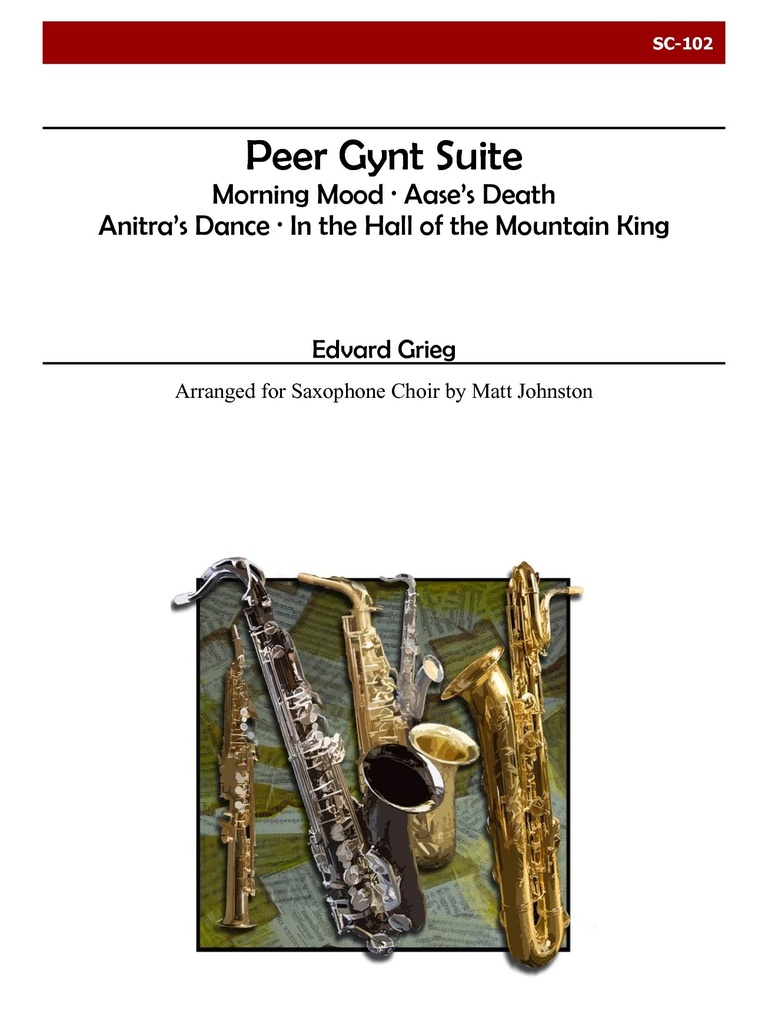 Peer Gynt Suite for Saxophone Choir