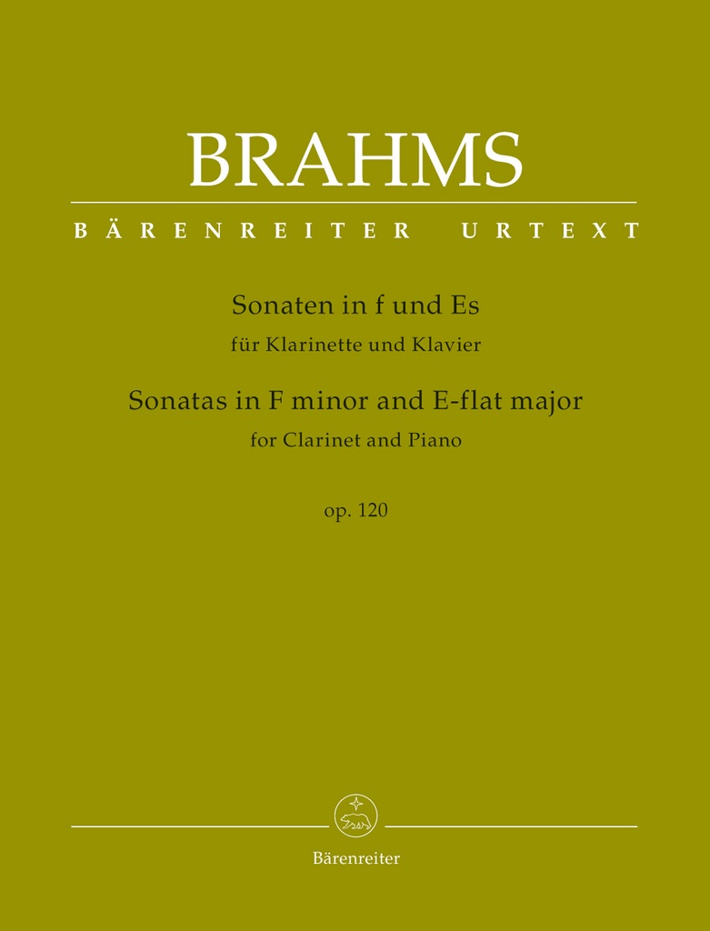 Sonatas in F minor and E-flat major, Op.120