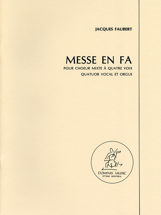 Messe en Fa  - Full Score (Organ, choir and soli)