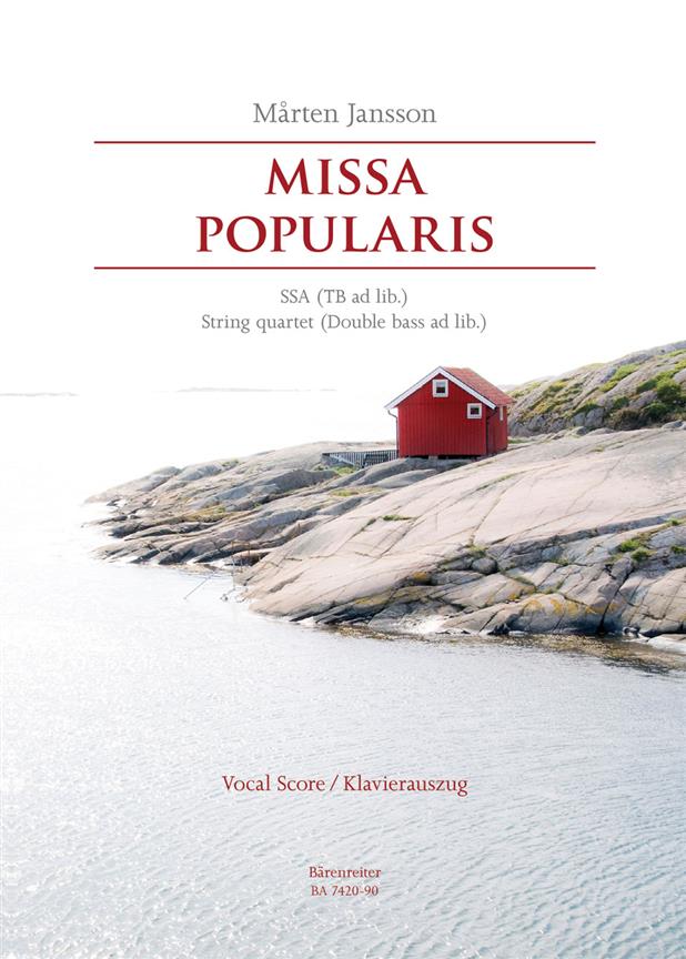 Missa Popularis (Vocal score)