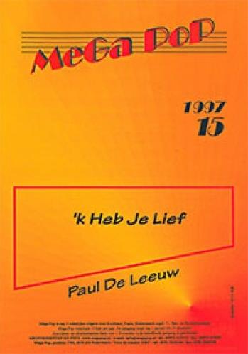 Mega Pop 1997/15, Ik Heb Je Lief