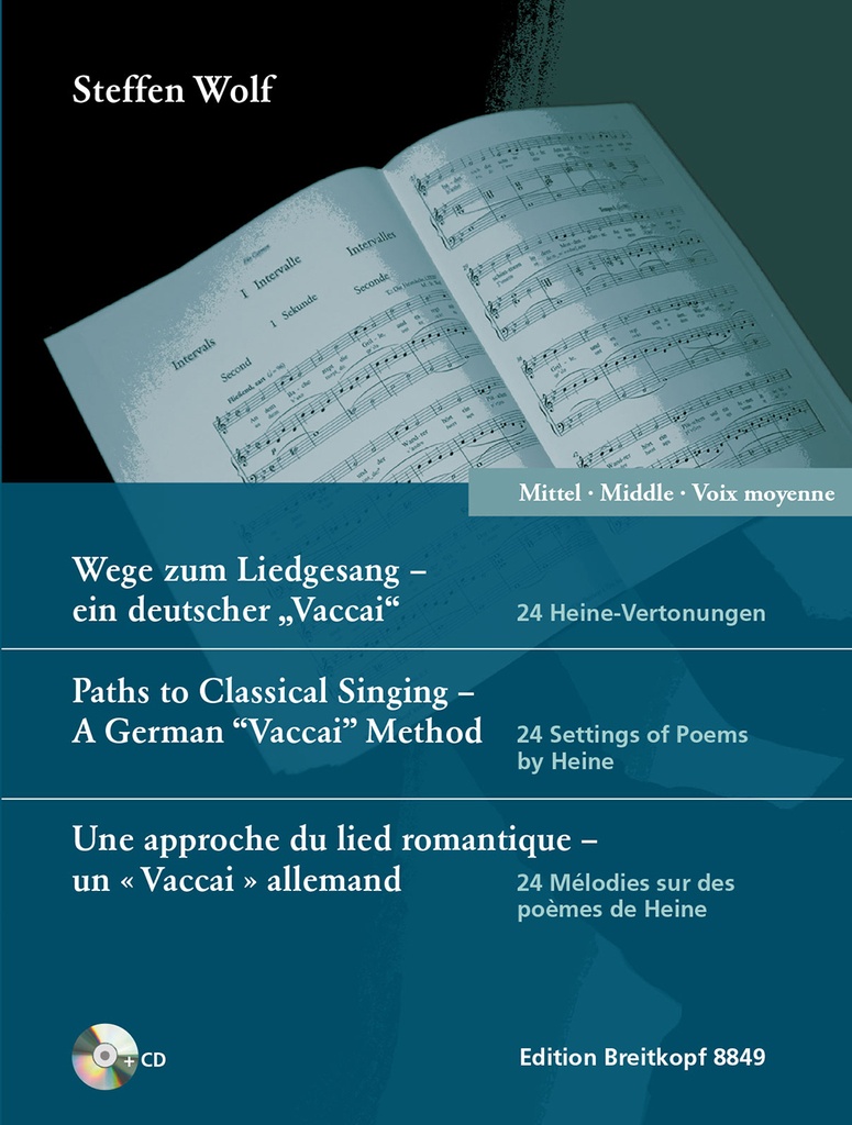 Paths to Classical Singing - A German Vaccai Method (Medium voice)