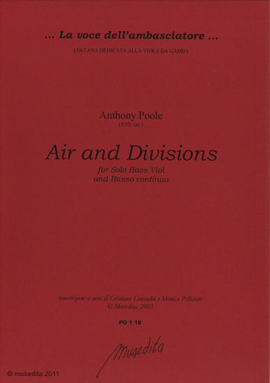 Airs & Divisions (18 Divisions on a Ground - Partitura e parti)