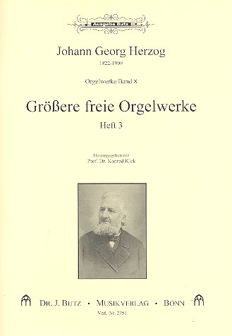 Orgelwerke - Band 8: Größere freie Orgelwerke Heft 3