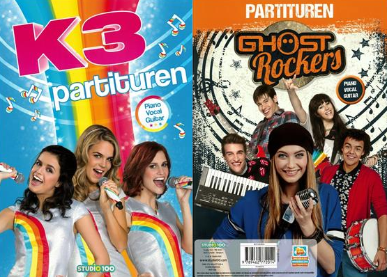 Studio 100 Partiturenboek - Ghost Rockers & K3