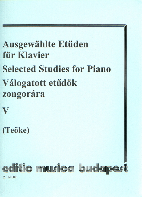 Ausgewählte Etüden für Klavier - Vol.5