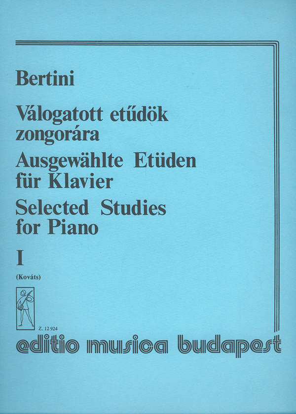 Selected Studies for Piano - Vol.1