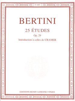 25 Etudes, Op.29 Introduction à Celles de Cramer