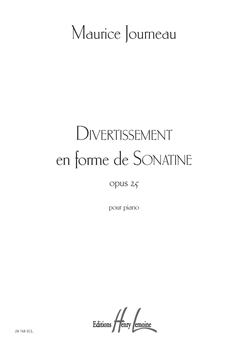 Divertissement en forme de Sonatine, Op.25