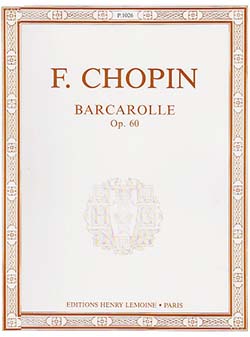 Barcarolle, Op.60