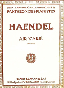 Air varié en Mi maj. - Le forgeron