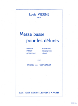 Messe basse pour les défunts, Op.62