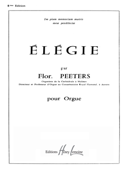 Elégie, Op.38