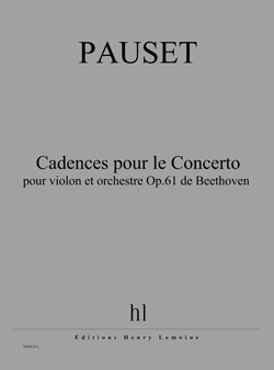 Cadences pour le Concerto pour violon et orchestre, Op.61 de Beethoven