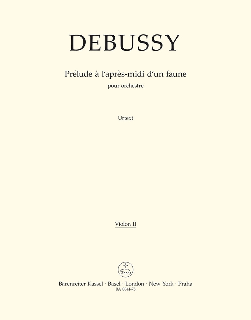 Prélude à l'après-midi d'un faune (Violin 2 part)