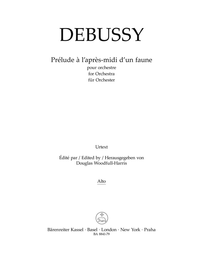 Prélude à l'après-midi d'un faune (Viola part)