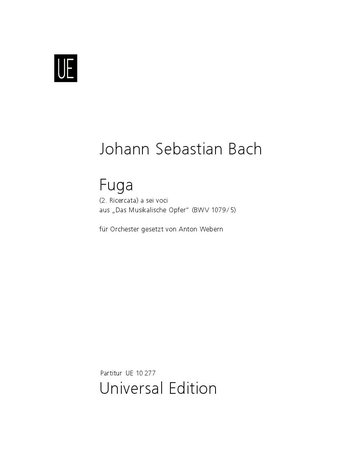 Fuga (2. Ricercata) a 6 voci (Full score)