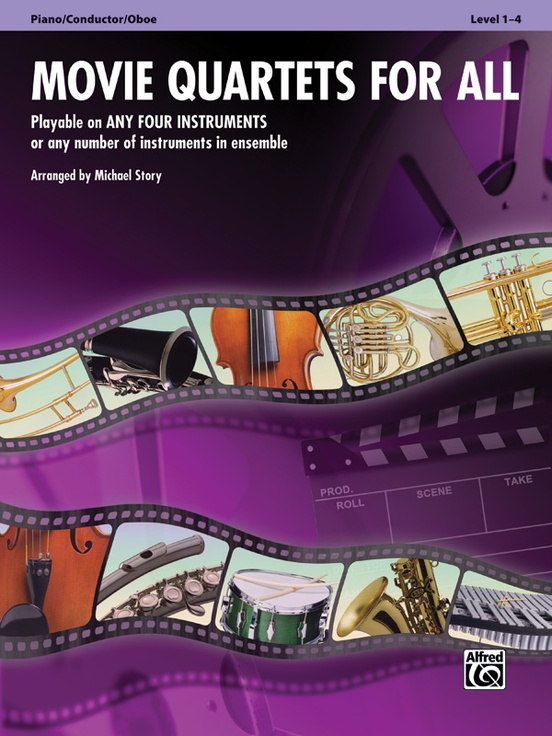 Movie Quartets for All (Piano / Conductor Oboe1 & 2)