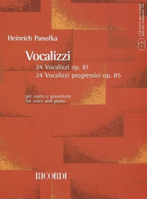 24 Vocalizi, Op.81 & Op.85 (+ 2 CD's)