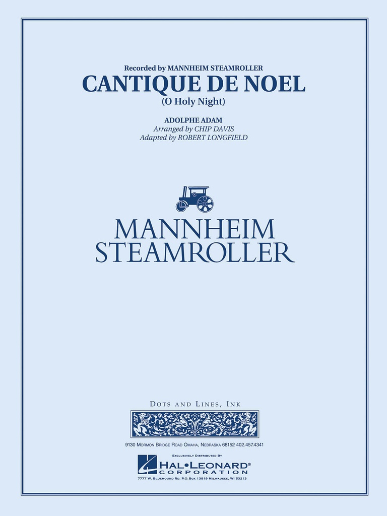 Cantique de Noel (Concert band score & parts)