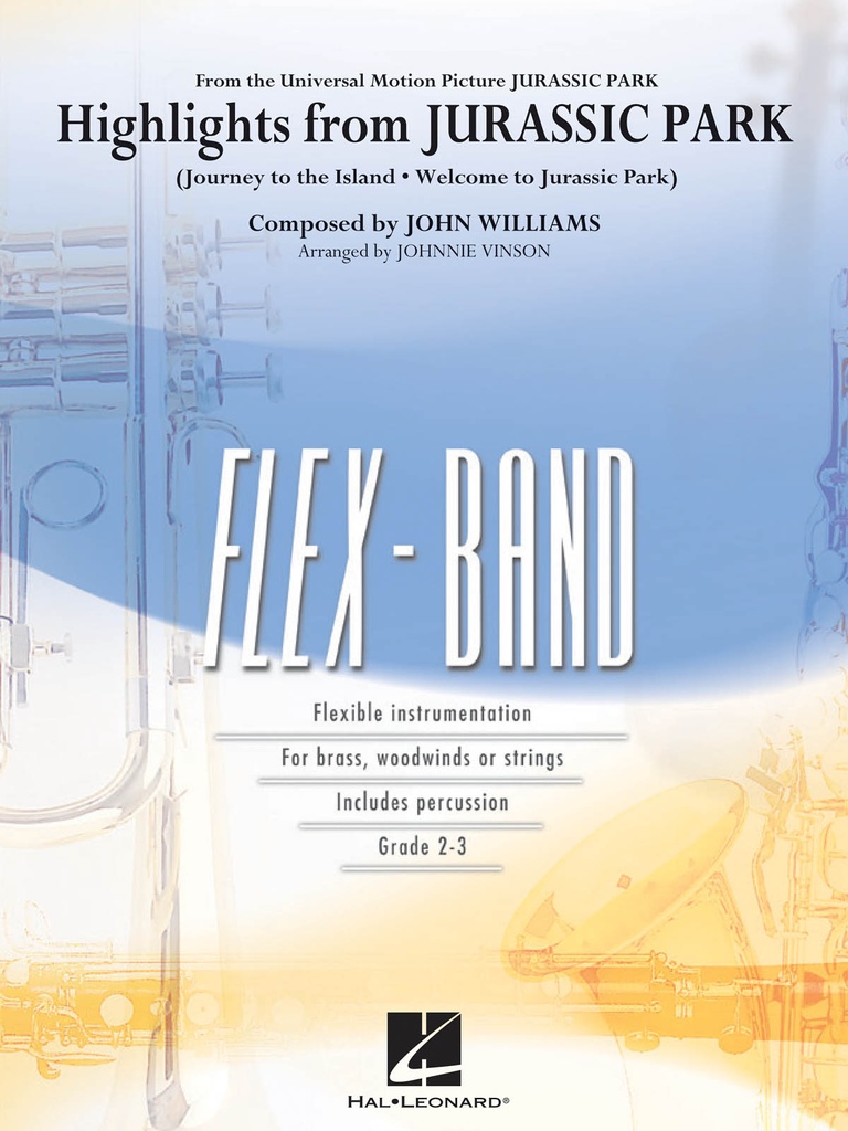 Highlights from Jurassic Park (Flex-band score & parts)