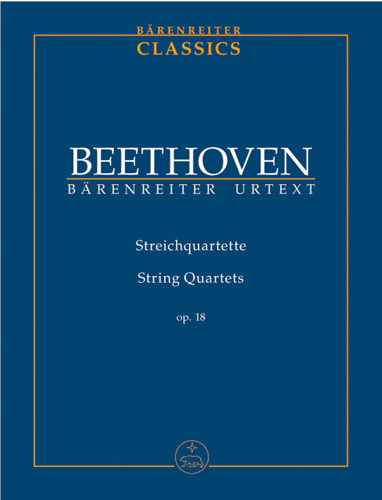 String Quartets, Op.18 (Study score)