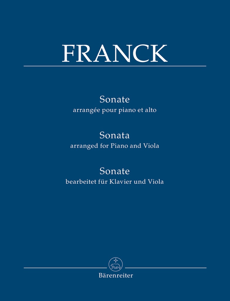 Sonata (Arranged for Viola)