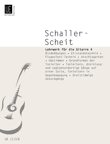 Lehrwerk für die Gitarre - Vol.4