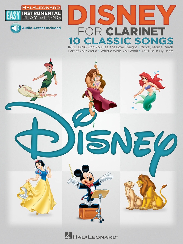 Instrumental Play-along: Disney (Clarinet)