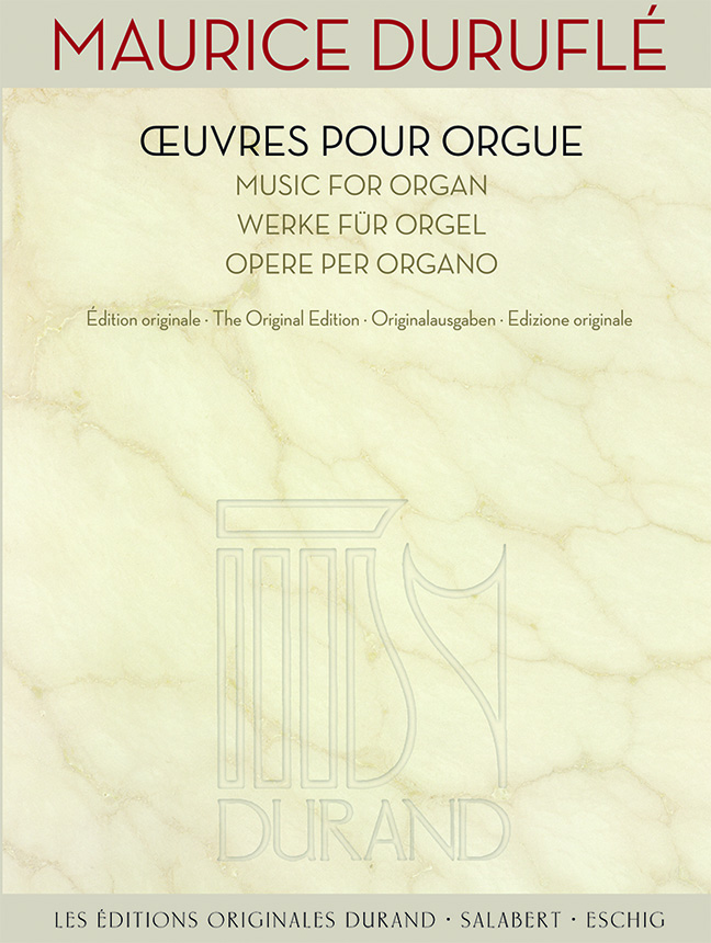 Oeuvres pour orgue