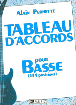 Tableau d'Accords Pour la Basse: 144 Positions