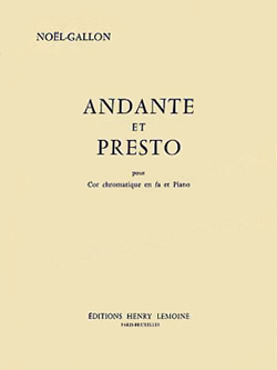 Andante et presto