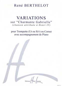 Variations sur Charmante Gabrielle