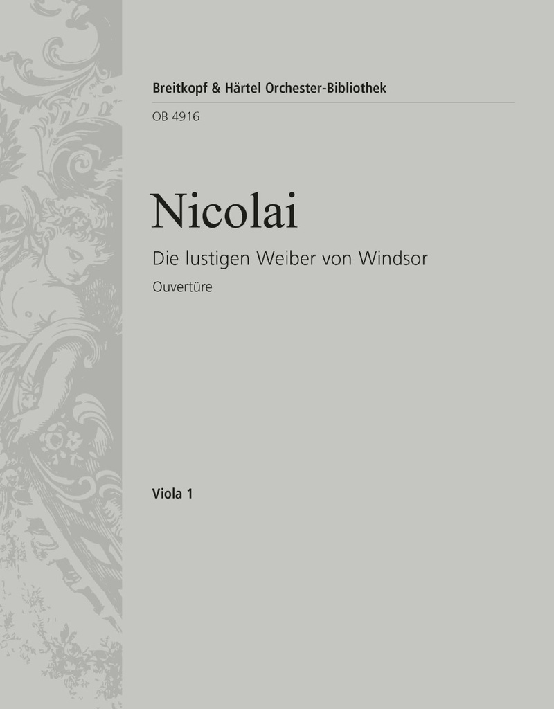 The Merry Wives of Windsor - Overture (Viola)