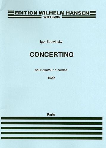 Concertino (1920) For String Quartet (Parts)