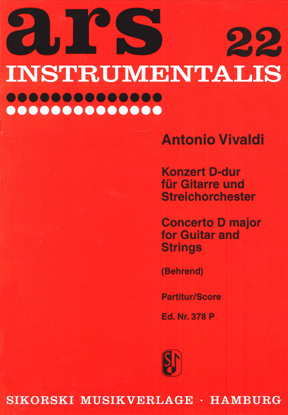Concerto D major, Rv.93 (Full score)