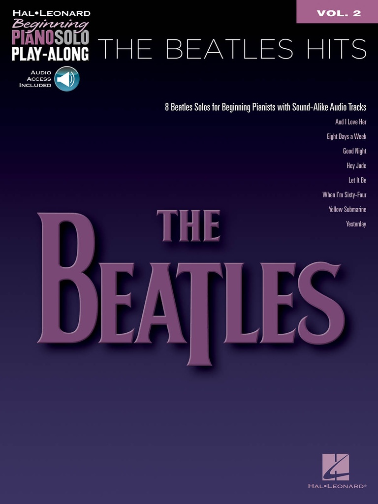 Beginning Piano Solo Play-along - Vol.2: The Beatles