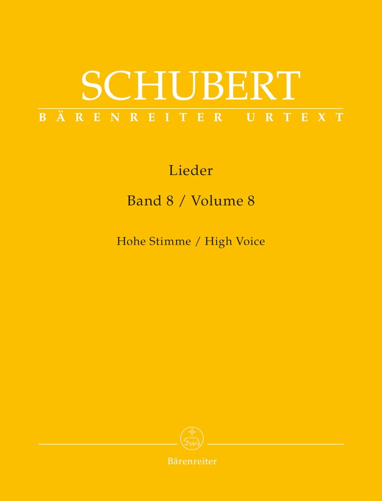 Lieder - Vol.8 (High voice)